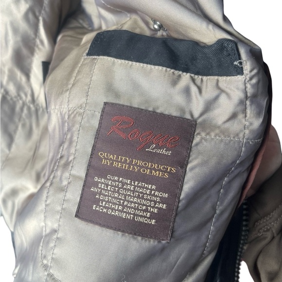 Vintage Rogue by Reilly Olmes Leather Jacket - Picture 5 of 8